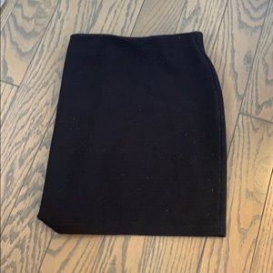 Black pencil skirt